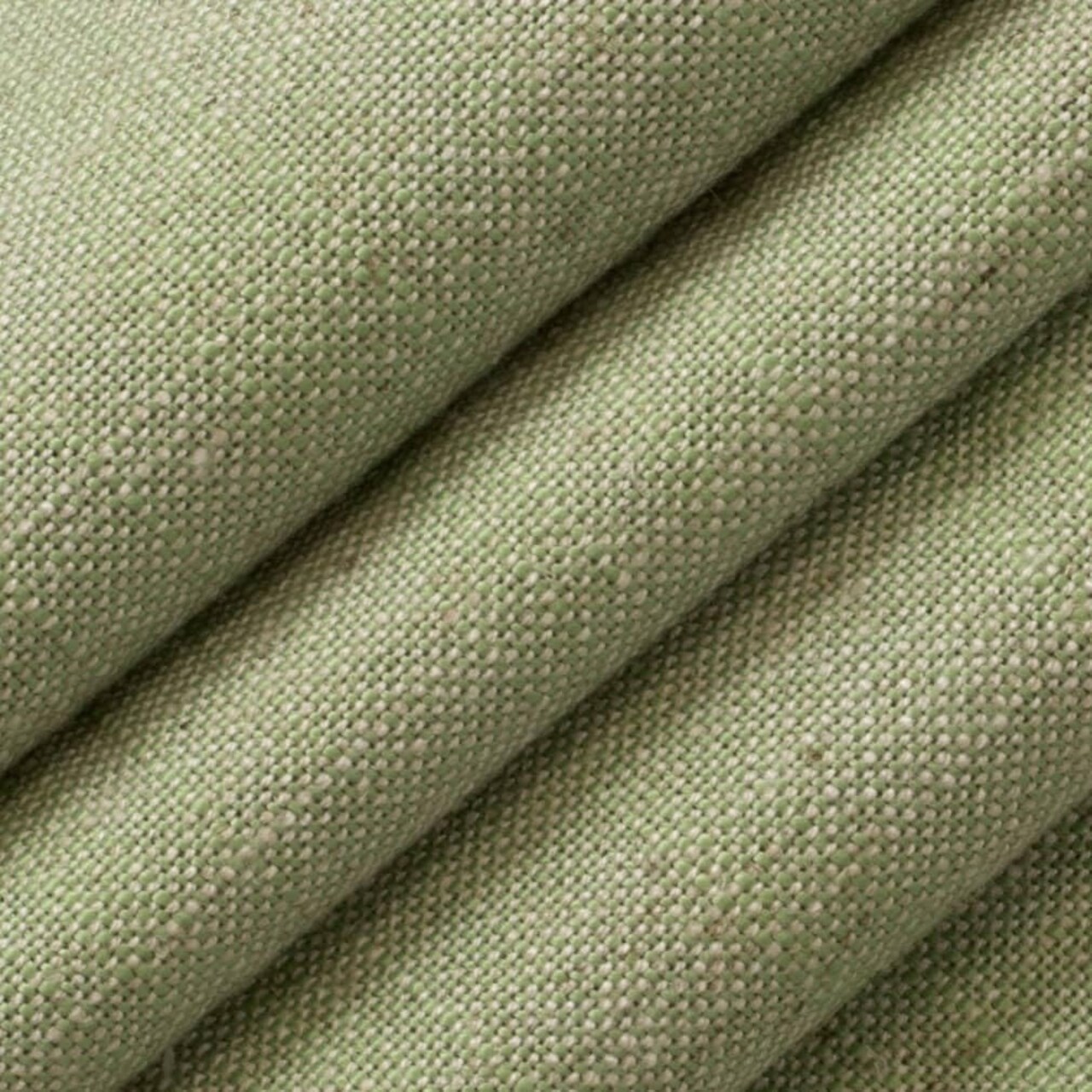 Green OEKA-TEX Standard 100 Certified Plain Linen Blend Upholstery Fabric by The Yard - SKU: Ross Lime